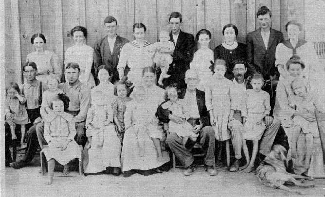 The Theus family,

 1915